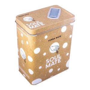 Yerbera – Cutie metalică + Soul Mate Orgánica Anís 0,5 kg