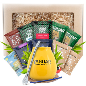 Set de cadou de Yerba Mate 10x50g 500g Calabash + Bombilla
