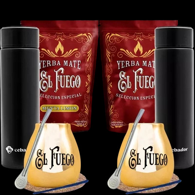 Kit de Yerba Mate pentru doi + Termos