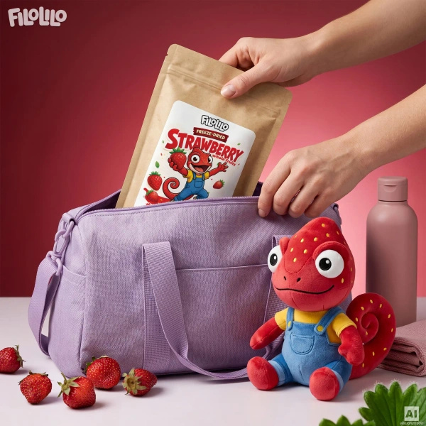FiloLilo – Căpșuni liofilizate (întregi) 20 g