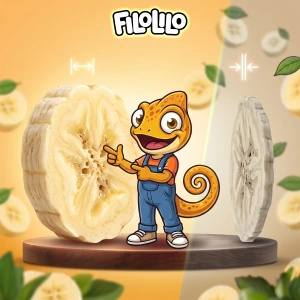FiloLilo – Banane liofilizate (felii) 20 g