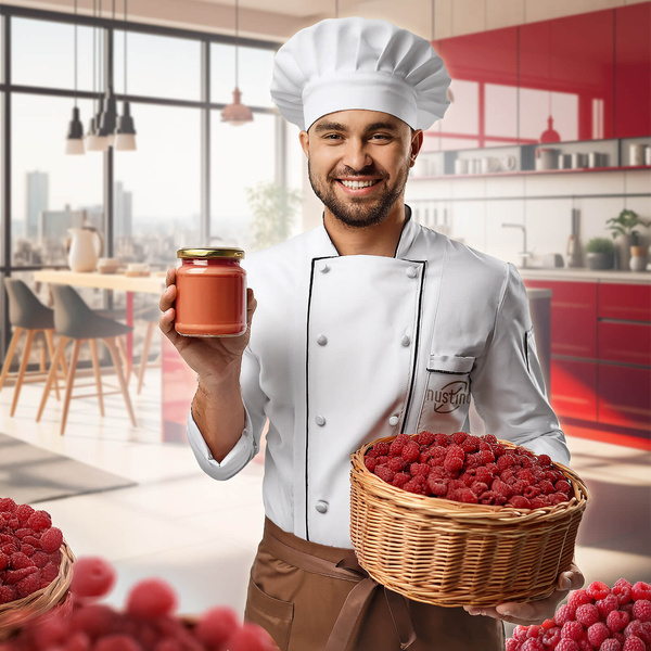Set unt de arahide pudră Nustino: Raspberry + Salted Caramel + Matcha 3x400g