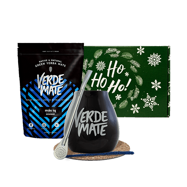 Set de cadou de Yerba Mate Verde Mate Mas IQ 0,5kg