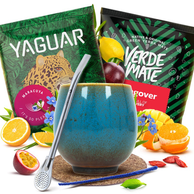 Yerba Mate kitul 2x50g Calabash + Bombilla