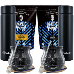 Yerba Verde Mate Thermos set pentru două persoane 1kg
