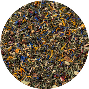 Aromantra x Mary Rose – Ceai Chakra Gâtului Vishuddha (ceai de plante) 50 g