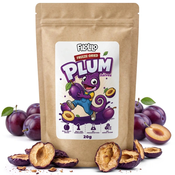 FiloLilo – Prune liofilizate (jumătăți) 20 g