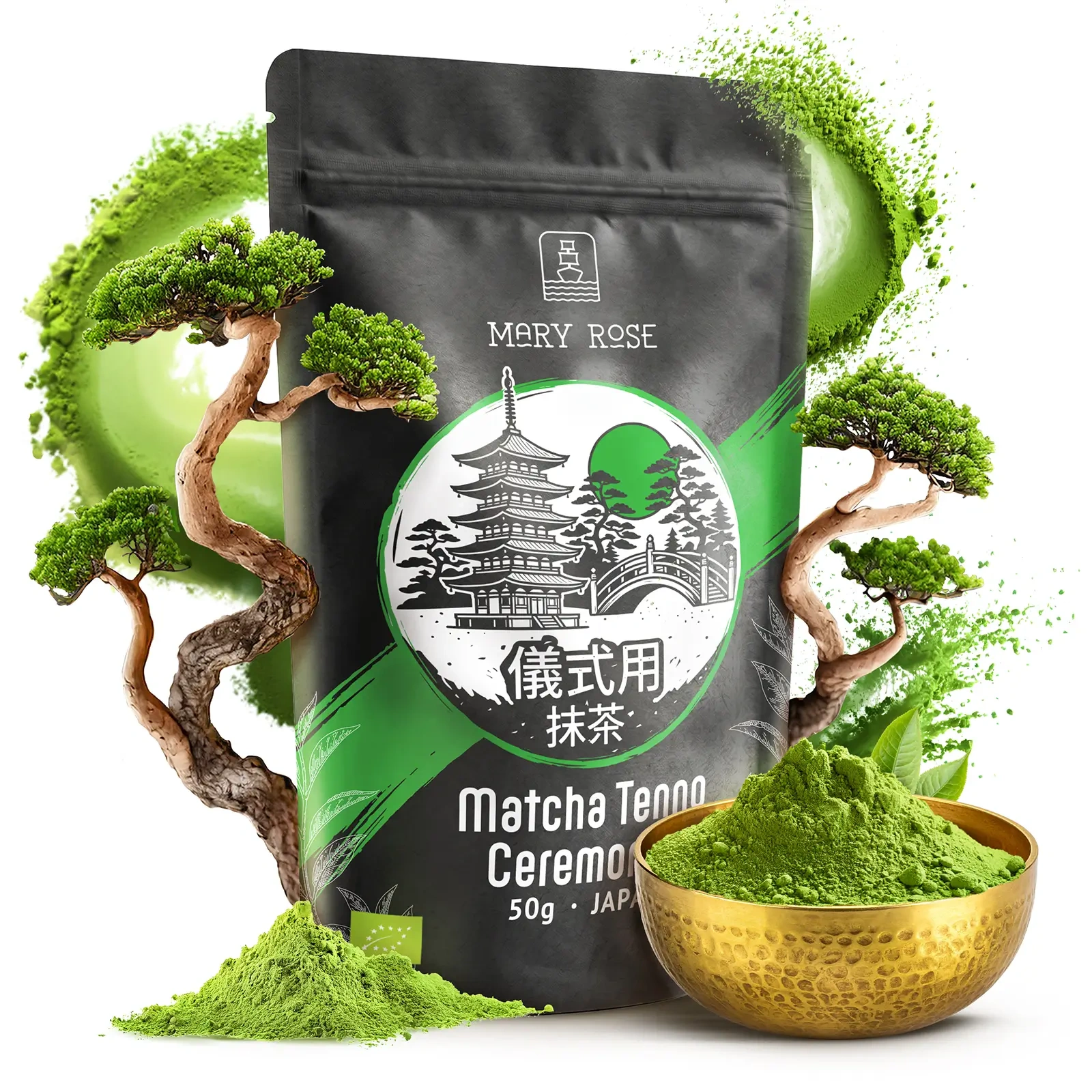 Matcha ceremonial japonez BIO Mary Rose