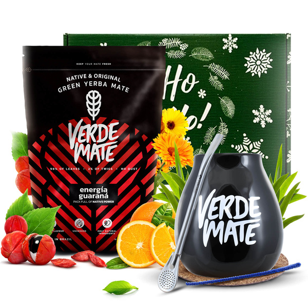 Set de cadou de Yerba Mate Verde Mate Energia 0,5kg