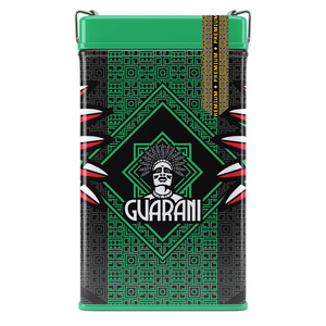 Yerbera – Cutie metalică + Guarani Premium 0,5 kg