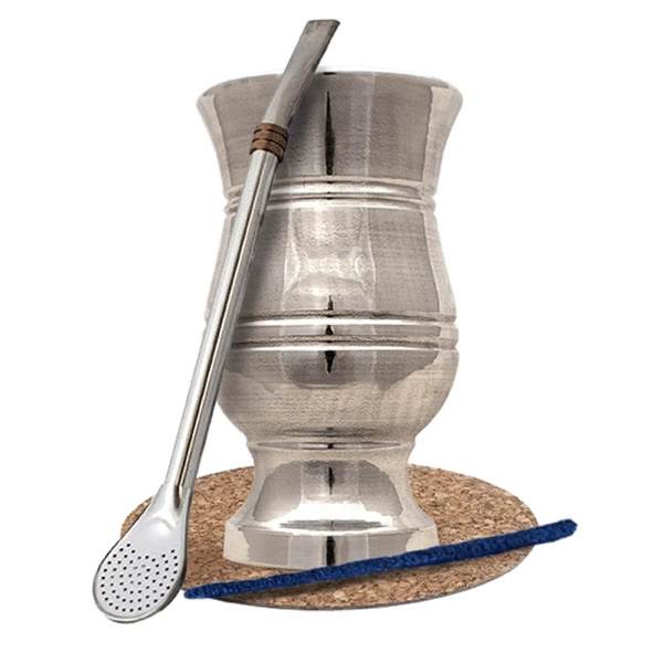 Set de accesorii pentru yerba mate: Palo Santo + Bombilla