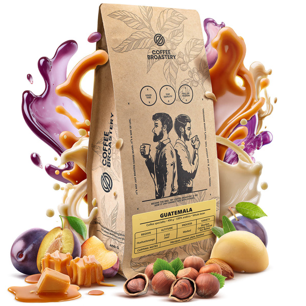 Bro Coffee Roastery - Cafea boabe întreagă Guatemala Peña Roja Speciality 400 g