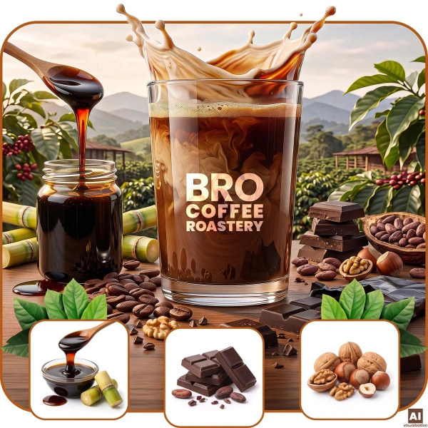 Bro Coffee Roastery – Cafea boabe Pure Crema 400 g