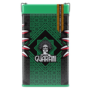 Yerbera – Cutie metalică + Guarani Katuava 0,5 kg