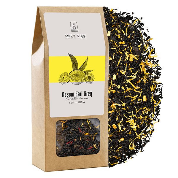 Mary Rose - Ceai negru Assam Earl Grey - 50g