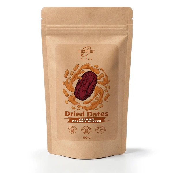Nustino Bites – Curmale Uscate – Creamy Peanut Butter 100 g