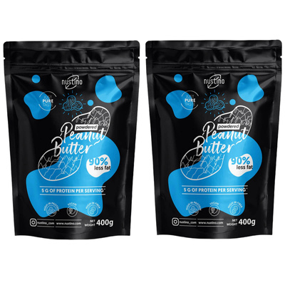 Set 2x Pudră de Unt de Arahide Nustino
