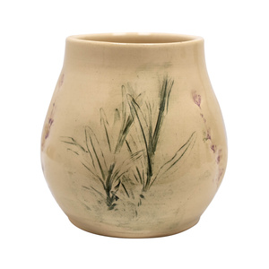 Ceașcă de mate din ceramică Flora Pink 300 ml – Seria Crater