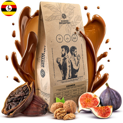 Bro Coffee Roastery - Cafea boabe întreagă Uganda Kanyenye Speciality 1kg