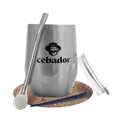 Set de accesorii Yerba Mate: ceașcă termică TermoLid + bombilla