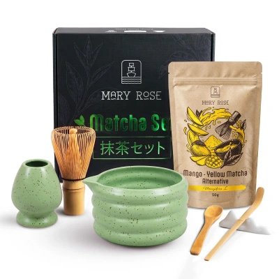 Set cadou pentru prepararea Yellow Matcha