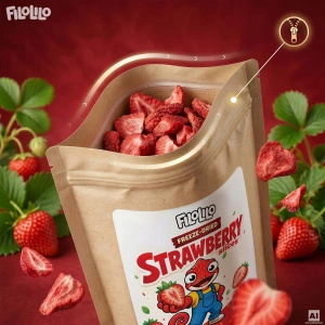 FiloLilo – Căpșuni liofilizate (felii) 100 g