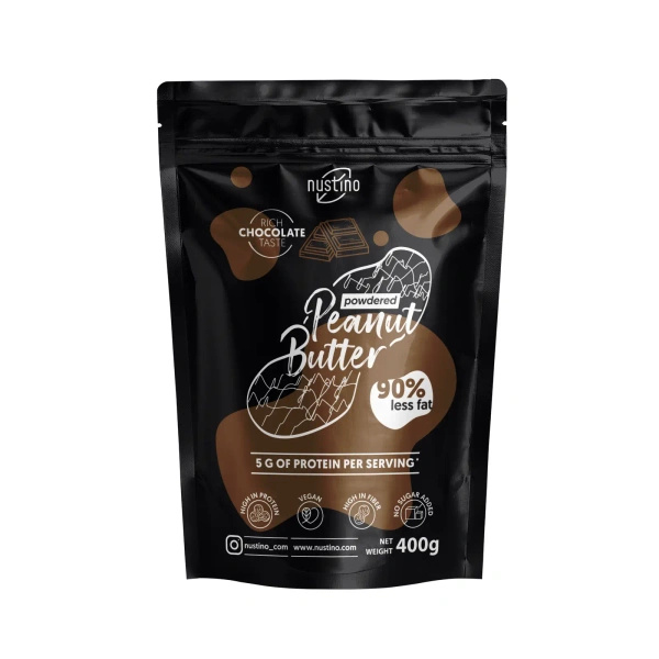 Set unt de arahide pudră Nustino: Classic + Chocolate 2x400g