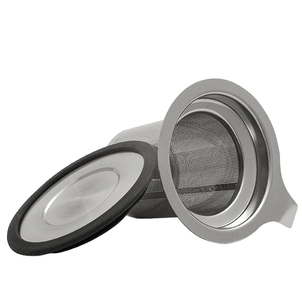 Infuzor pentru yerba mate / ceai - model "Enorme con tapa"