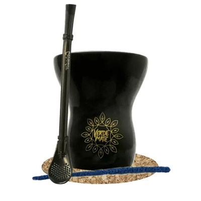 Set de Accesorii Yerba Mate: Calabash + Bombilla