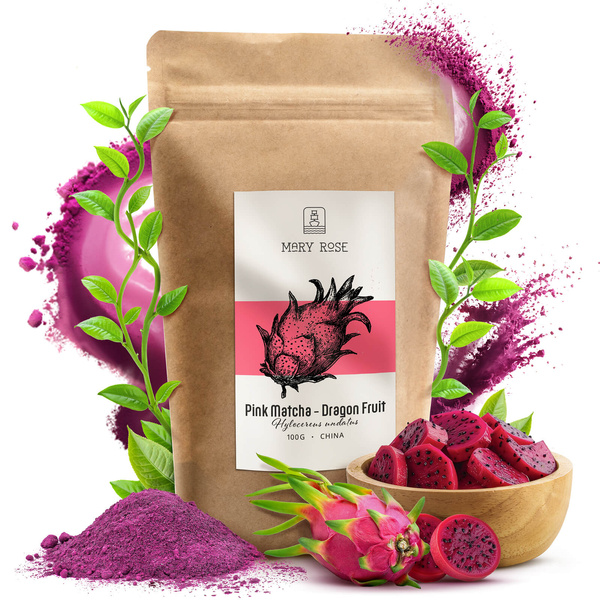 Mary Rose – Pink Matcha – Fructul dragonului (pudră) 100 g