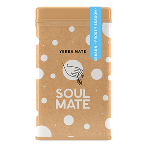 Yerbera – Cutie metalică + Soul Mate Orgánica Frosty Season 0,5 kg