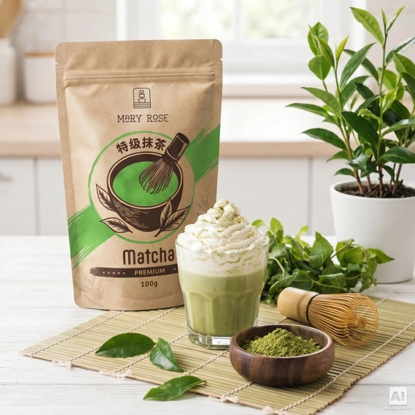Mary Rose – Ceai verde matcha chinezesc Premium 100 g