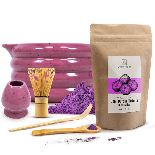 Set pentru prepararea Purple Matcha