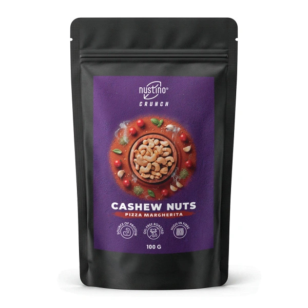 Nustino Crunch – Caju prăjit – Pizza Margherita 100 g