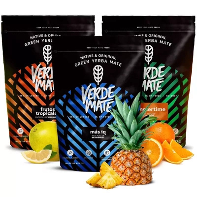 Yerba Mate Verde Verde Fructe verzi Set 3x500 1,5kg