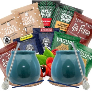 Set 500g Yerba Mate 10 x 50g pentru două persoane