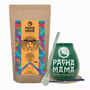 Set de Guayusa Pachamama Citrus 100g + Calabash + Bombilla