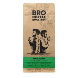 Bro Coffee Roastery – Cafea boabe întreagă Brazil Samba Premium 1kg