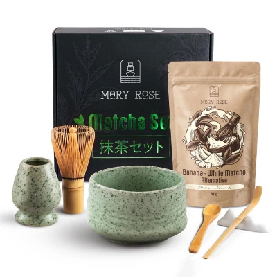 Set cadou pentru prepararea White Matcha