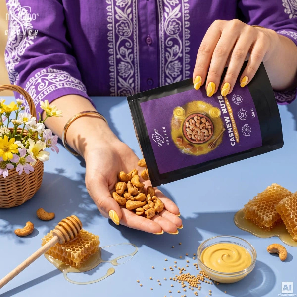 Nustino Crunch – Caju prăjit – Honey Mustard Crunch 100 g