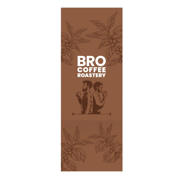 Bandă pentru cutie cadou cu logo Bro Coffee Roastery – mare