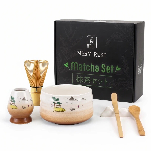 Set cadou: accesorii pentru prepararea ceaiului matcha