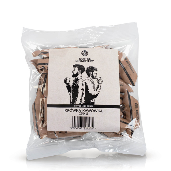 Set cadou Coffee Broastery: cafea Brazil Guaxupe + caramele cu lapte cu aromă de cafea + cană