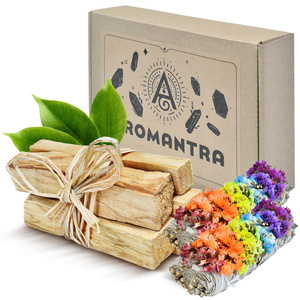Set cadou: Palo Santo 50 g + salvie albă "Șapte chakre"