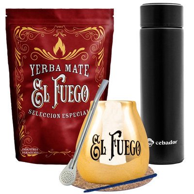 Set termos Yerba Mate El Fuego Energia 500 g