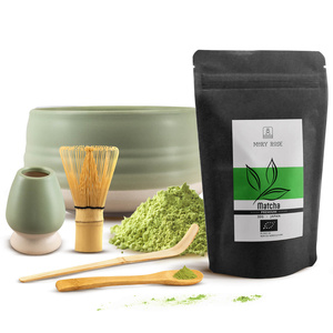 Set PREMIUM pentru prepararea ceaiului matcha: matcha BIO japoneză 30g + accesorii