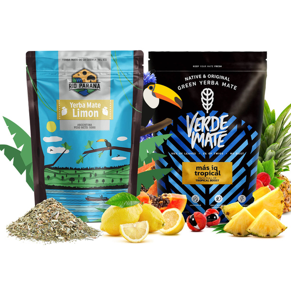 Set de Yerba Mate: Verde Mate + Rio Parana