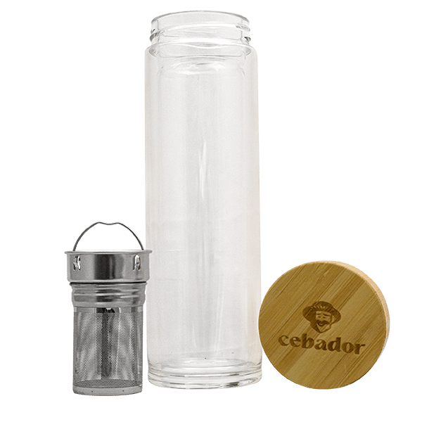 Mate to Go – glass thermos with infuser – 300 ml