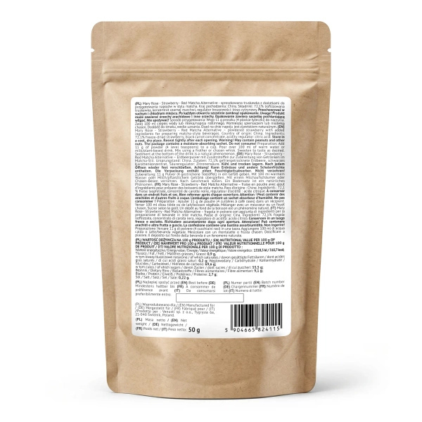 Mary Rose – Red Matcha Alternative – Căpșună (pudră) 50 g