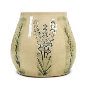 Ceașcă de mate din ceramică Flora Green 300 ml – Seria Crater